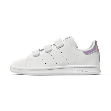 Unisex Kids Stan Smith Shoes Ftwr, White, A701_ONE, large image number 10