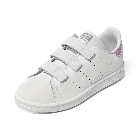 Unisex Kids Stan Smith Shoes Ftwr, White, A701_ONE, large image number 13