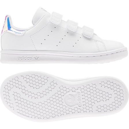 Unisex Kids Stan Smith Shoes Ftwr, White, A701_ONE, large image number 28