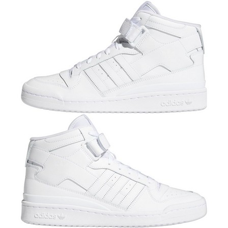 Men Forum Mid Shoes, White, A701_ONE, large image number 13