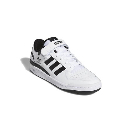 Mens Forum Low Shoes Ftwr, White, A701_ONE, large image number 2