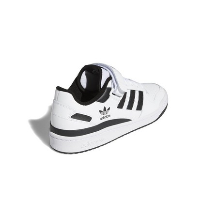 Mens Forum Low Shoes Ftwr, White, A701_ONE, large image number 3