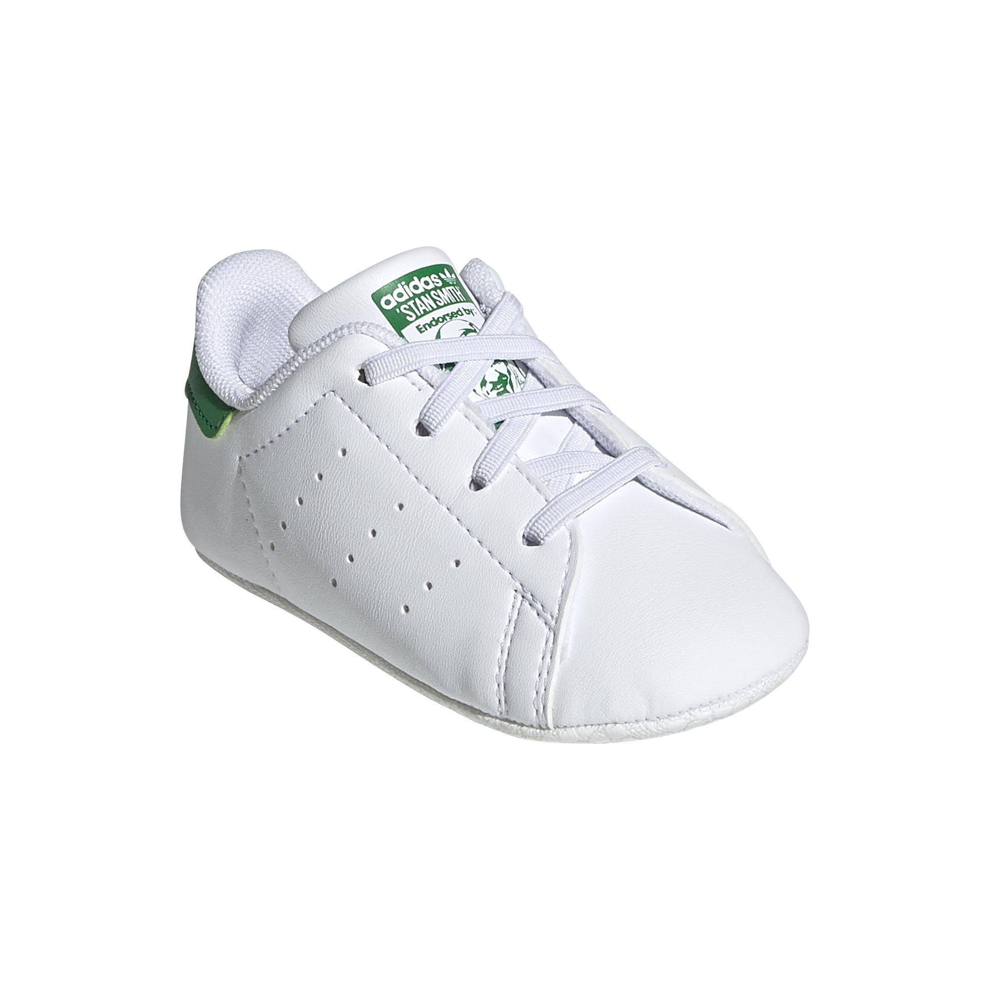 Unisex Stan Smith Crib Shoes, White, A701_ONE, large image number 1