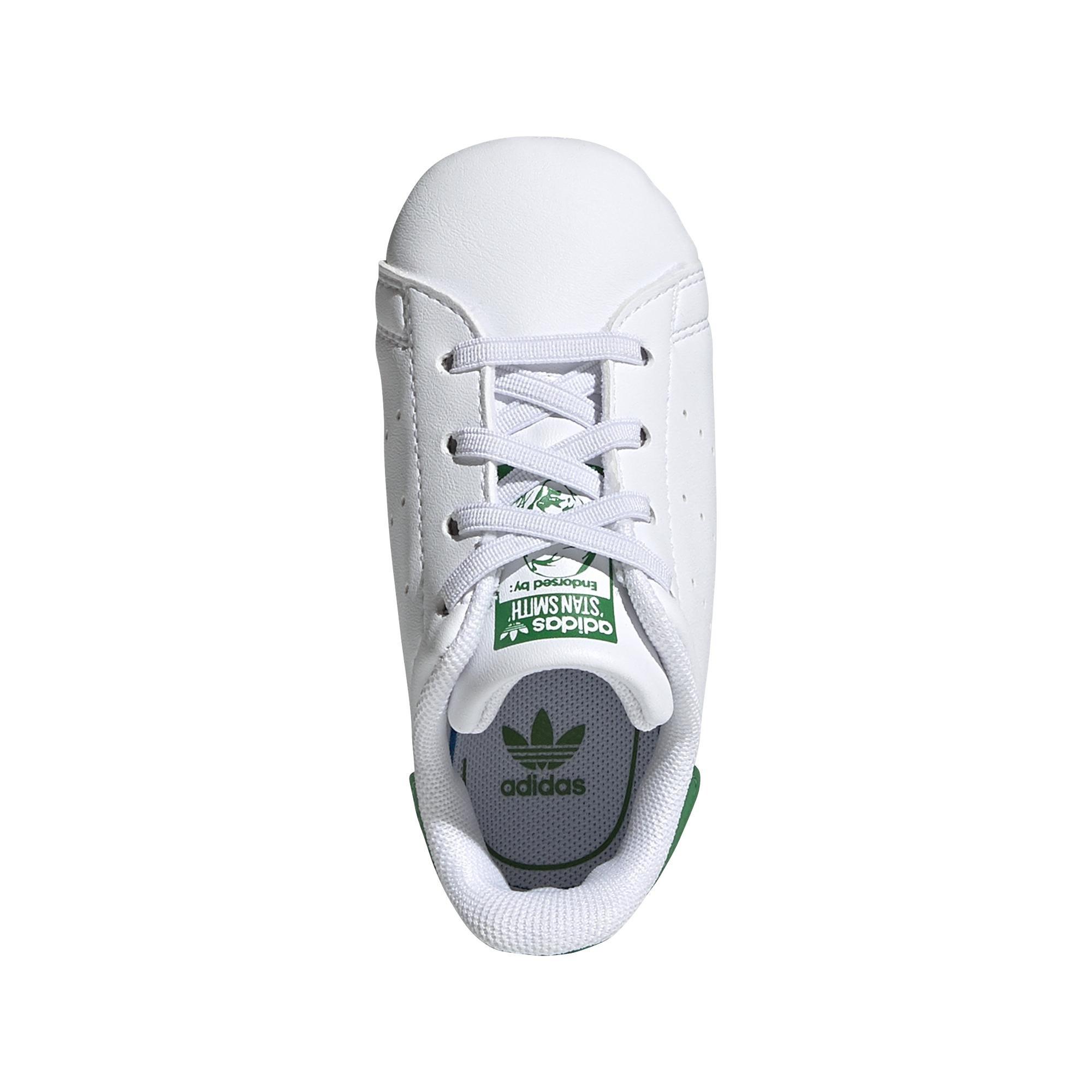 Unisex Stan Smith Crib Shoes, White, A701_ONE, large image number 8