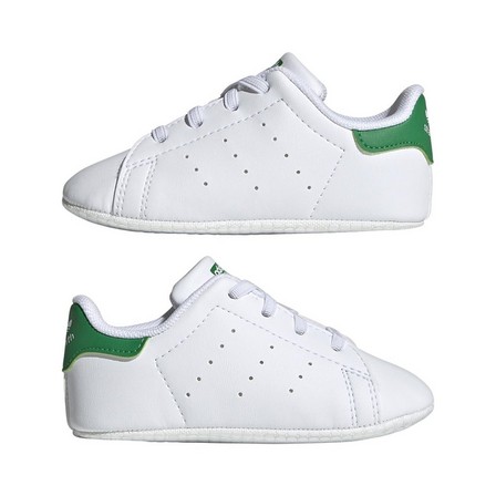 Unisex Kids Stan Smith Crib Shoes , white, A701_ONE, large image number 53