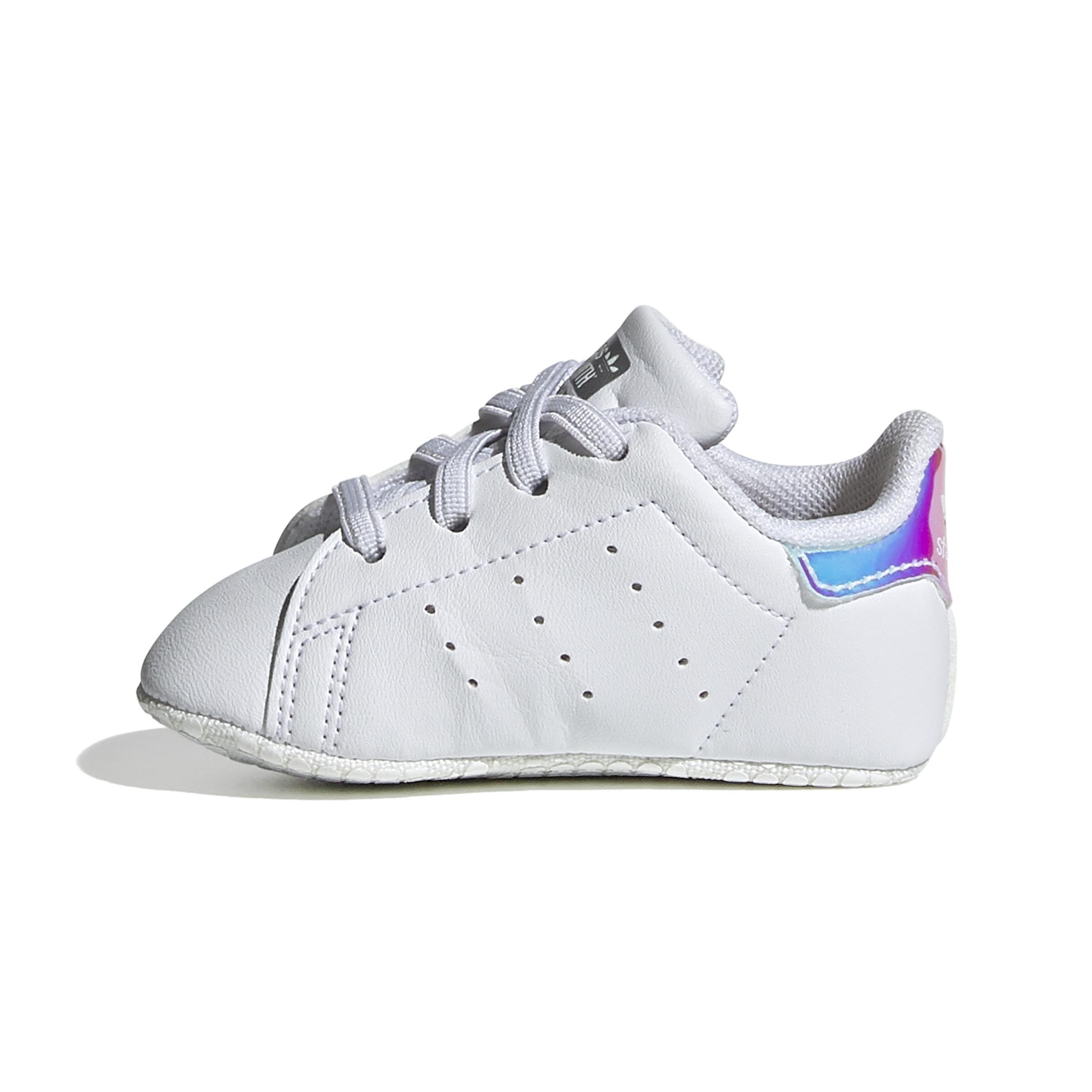 Kids Unisex Stan Smith Crib Shoes, White, A701_ONE, large image number 14