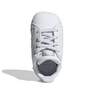 Unisex Kids Stan Smith Crib Silver Metallic Heel Tab Shoes , White, A701_ONE, thumbnail image number 31