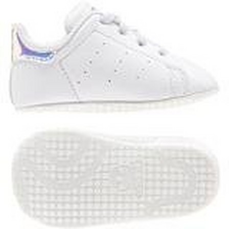 Unisex Kids Stan Smith Crib Shoes , white, A701_ONE, large image number 33
