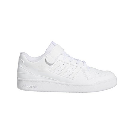 Unisex Kids Forum Low Shoes Ftwr, White, A701_ONE, large image number 0