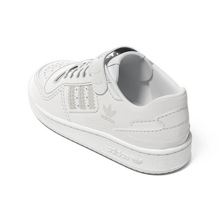 Unisex Kids Forum Low Shoes Ftwr, White, A701_ONE, large image number 2