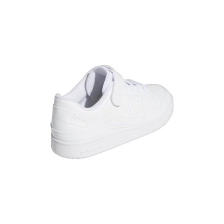 Unisex Kids Forum Low Shoes Ftwr, White, A701_ONE, large image number 4