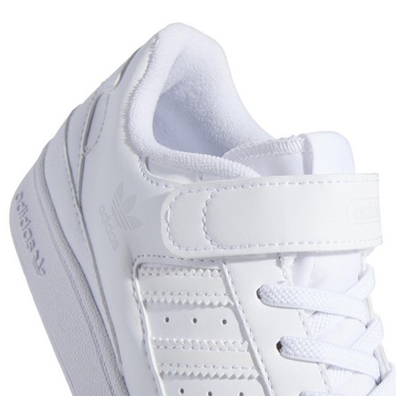Unisex Kids Forum Low Shoes Ftwr, White, A701_ONE, large image number 5