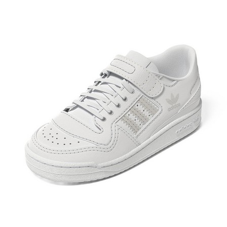 Unisex Kids Forum Low Shoes Ftwr, White, A701_ONE, large image number 12
