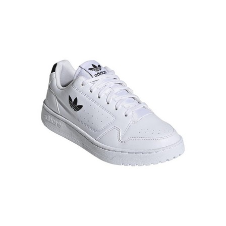Unisex Junior Ny 90 Shoes Ftwr, White, A701_ONE, large image number 4