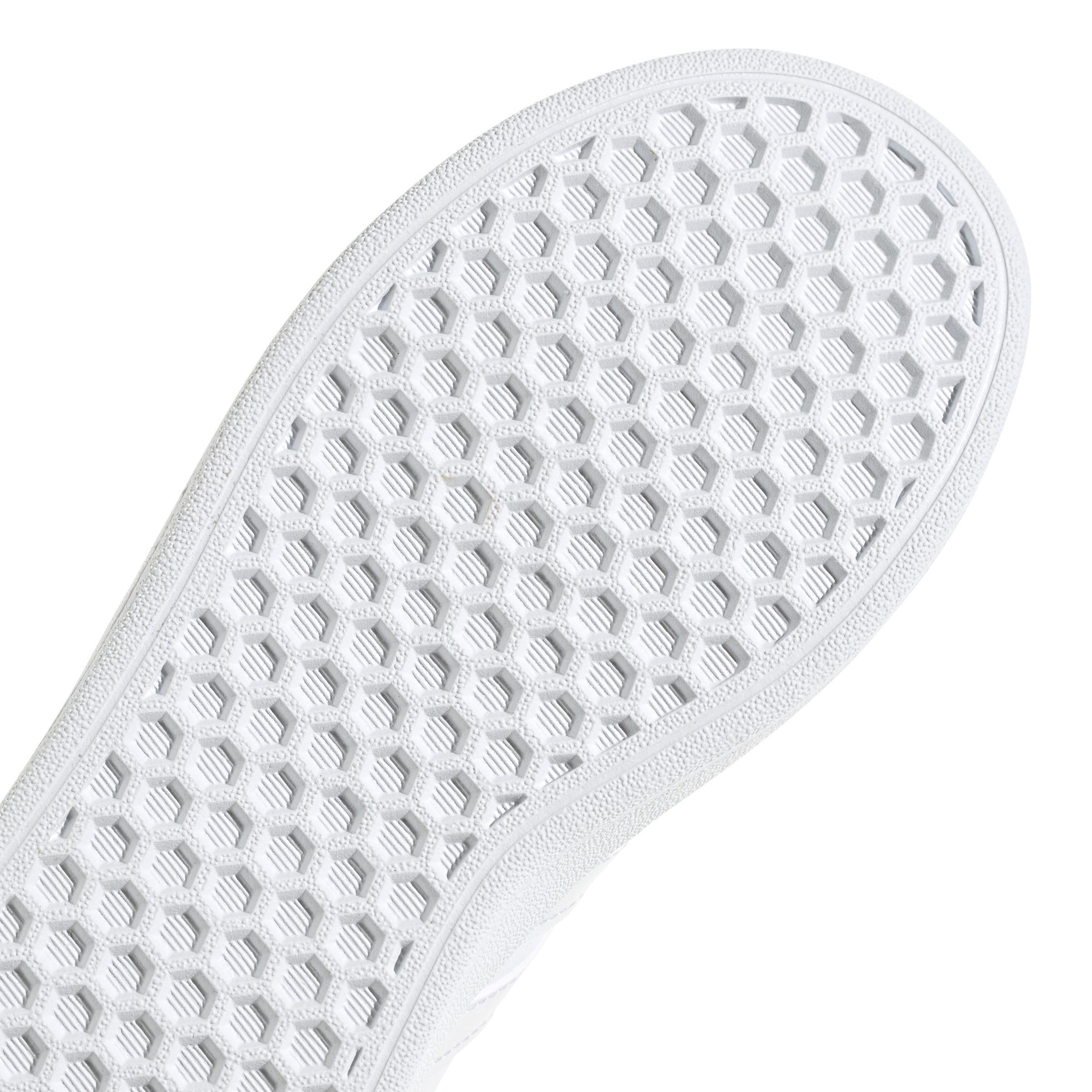 Unisex Kids Grand Court Lifestyle Tennis Lace-Up Shoes, White, , large image number 5