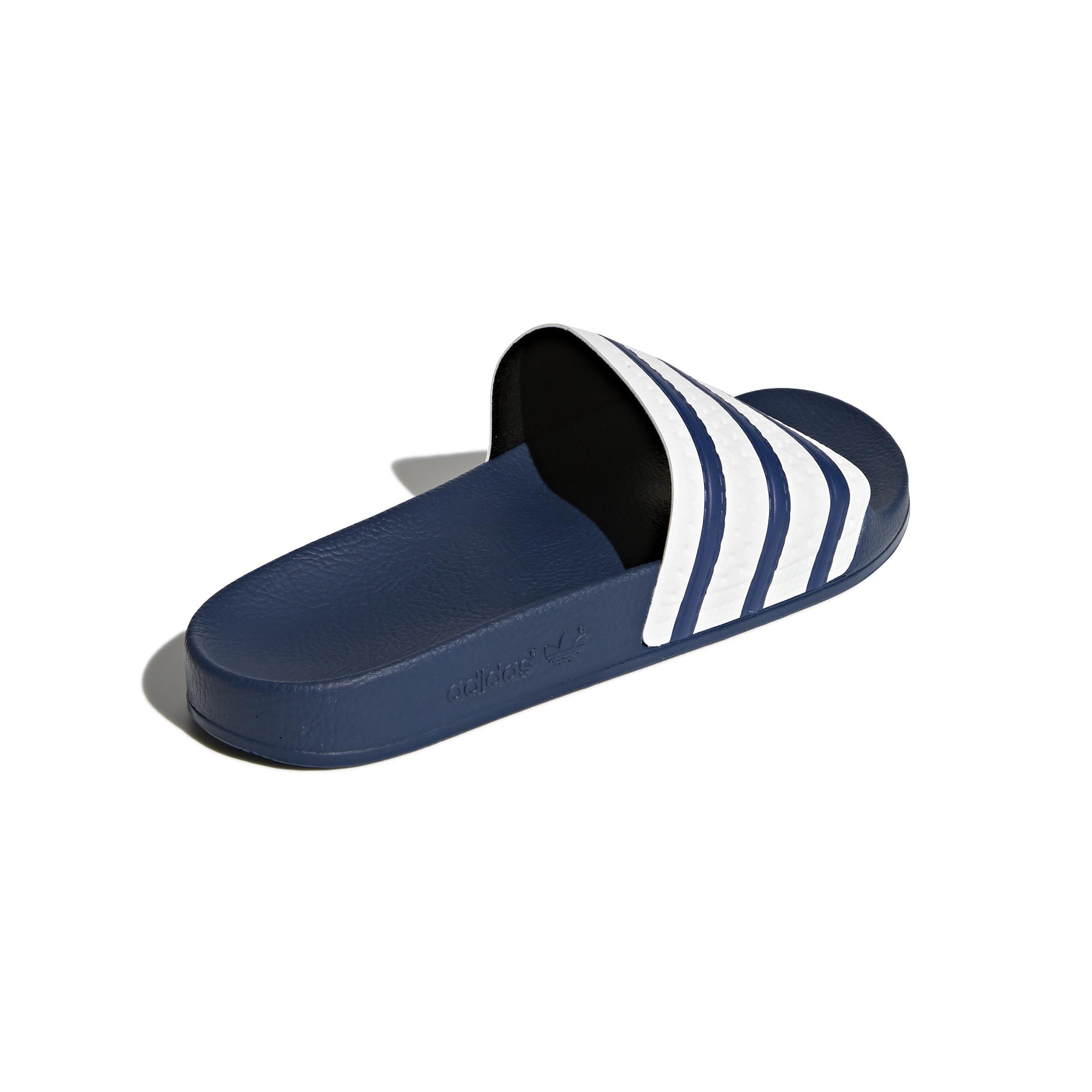 Men Adilette Slides, Blue, A701_ONE, large image number 3