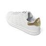 Women Stan Smith Gold Metallic Heel Tab Shoes, White, A701_ONE, thumbnail image number 2