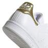 Women Stan Smith Gold Metallic Heel Tab Shoes, White, A701_ONE, thumbnail image number 5