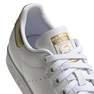 Women Stan Smith Gold Metallic Heel Tab Shoes, White, A701_ONE, thumbnail image number 6
