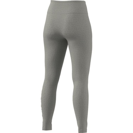 Women Essentials High-Waisted Logo Leggings, Grey, A701_ONE, large image number 7