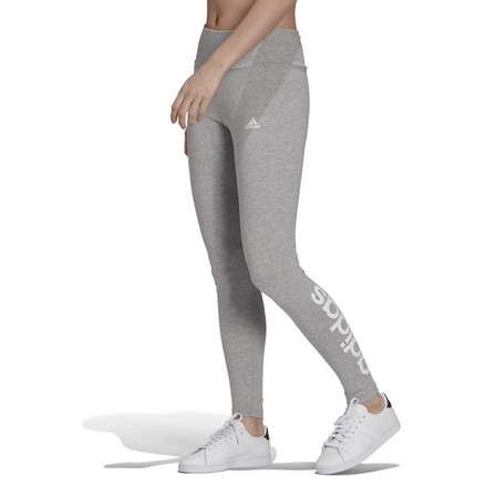 Women Essentials High-Waisted Logo Leggings, Grey, A701_ONE, large image number 29