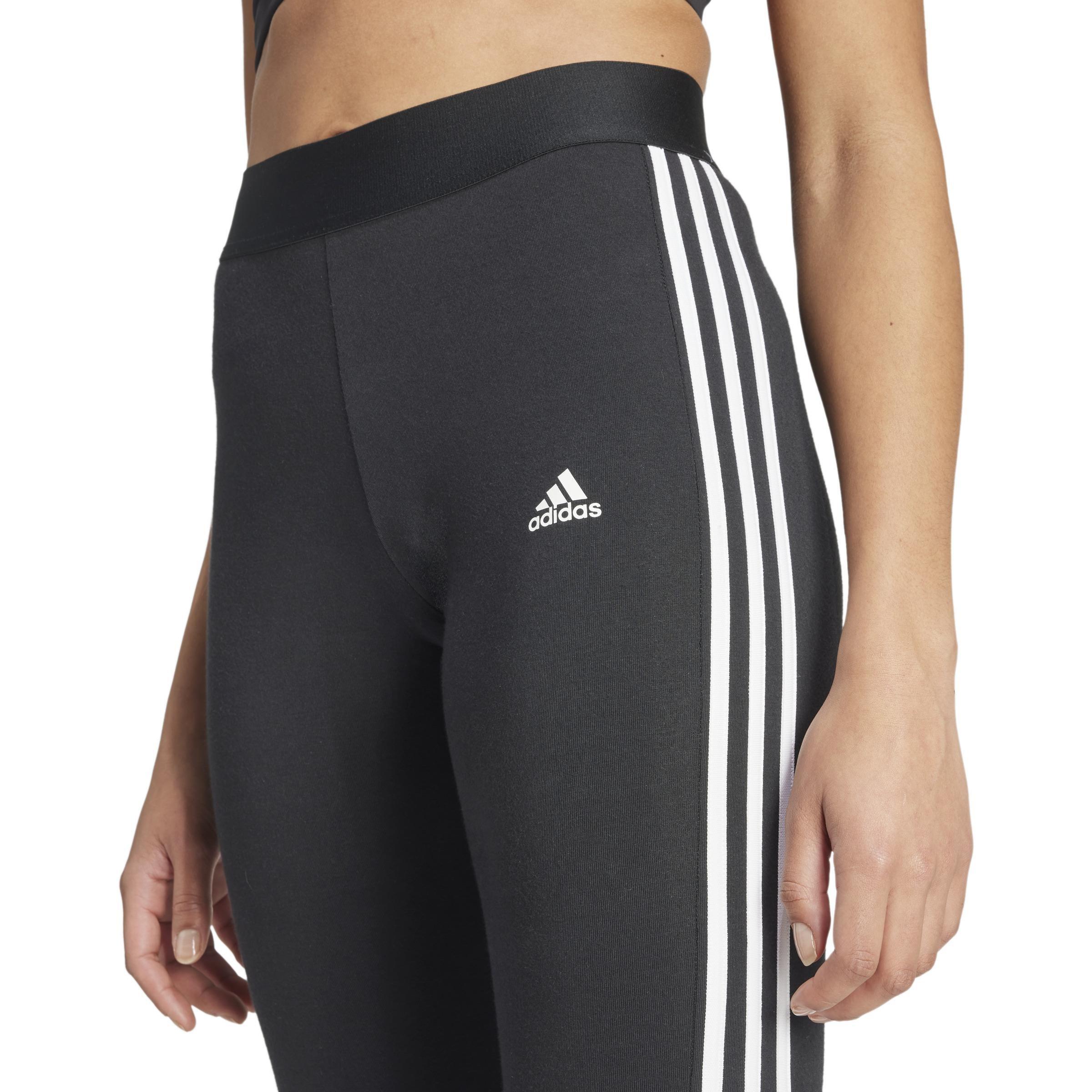 3 Stripes Leggings, Black, A701_ONE, large image number 4