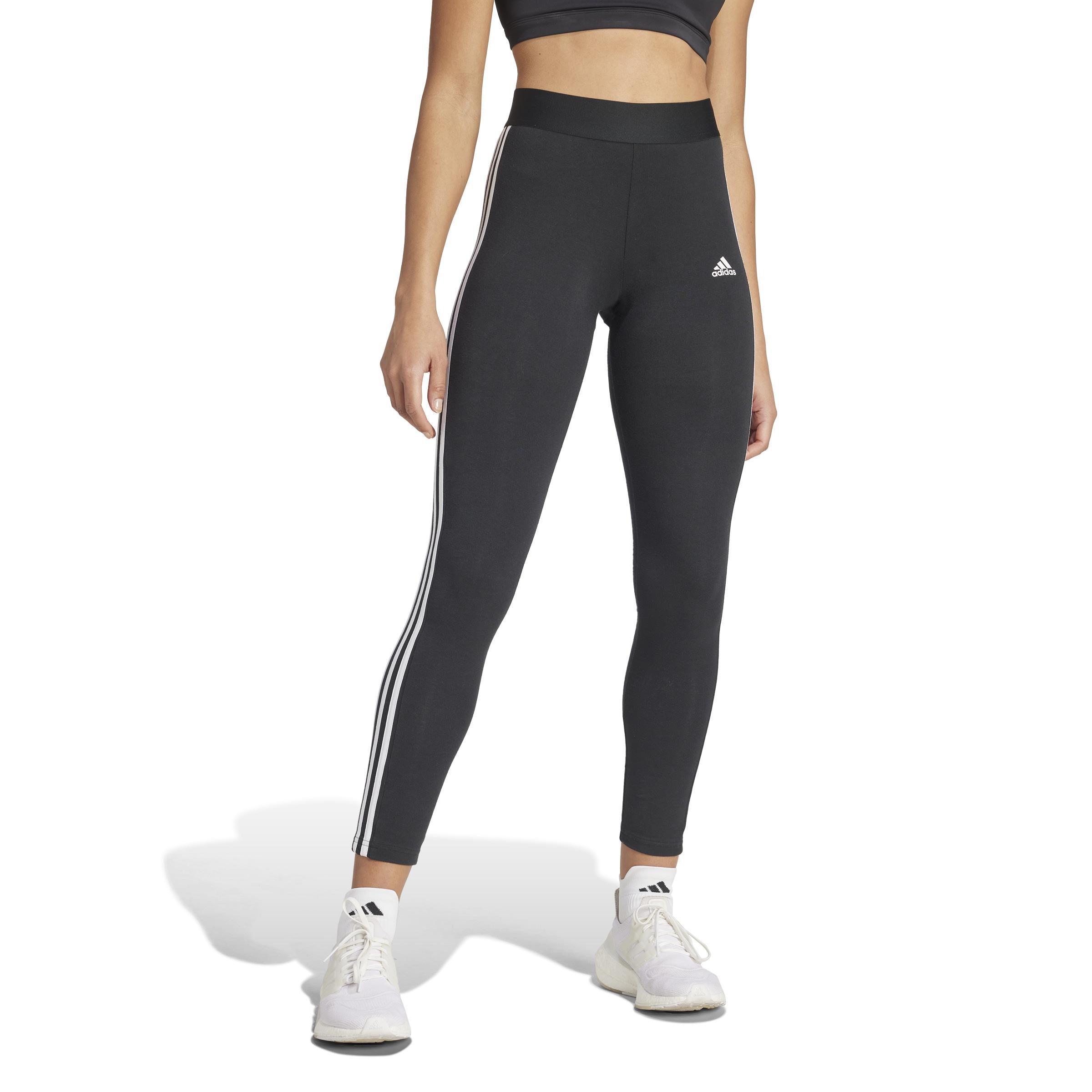 3 Stripes Leggings, Black, A701_ONE, large image number 5