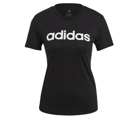 Women Essentials Slim Logo T-Shirt, Black, A701_ONE, large image number 7