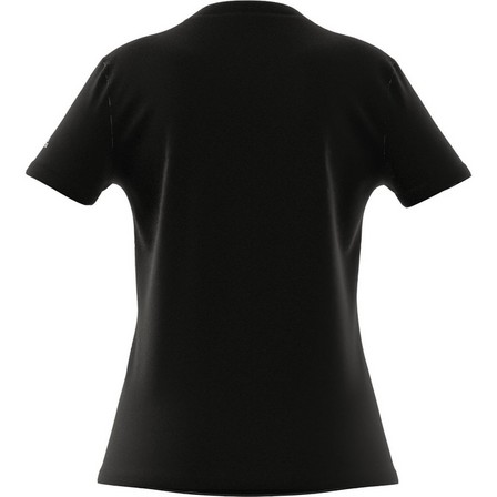 Women Essentials Slim Logo T-Shirt, Black, A701_ONE, large image number 8