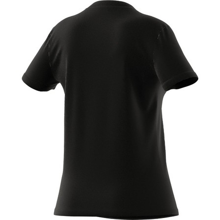 Women Essentials Slim Logo T-Shirt, Black, A701_ONE, large image number 9
