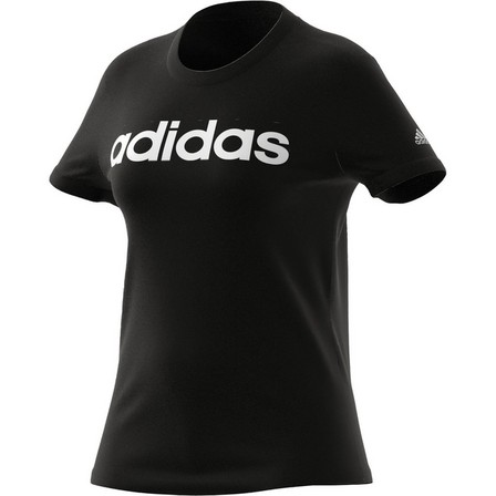 Women Essentials Slim Logo T-Shirt, Black, A701_ONE, large image number 13