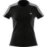Women Essentials Slim 3-Stripes T-Shirt, Black, A701_ONE, thumbnail image number 0