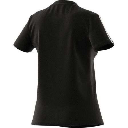 Women Essentials Slim 3-Stripes T-Shirt, Black, A701_ONE, large image number 8