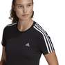 Women Essentials Slim 3-Stripes T-Shirt, Black, A701_ONE, thumbnail image number 9