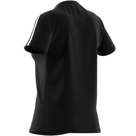 Women Essentials Slim 3-Stripes T-Shirt, Black, A701_ONE, large image number 21