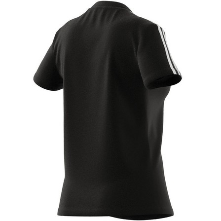 Women Essentials Slim 3-Stripes T-Shirt, Black, A701_ONE, large image number 23