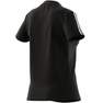 Women Essentials Slim 3-Stripes T-Shirt, Black, A701_ONE, thumbnail image number 23