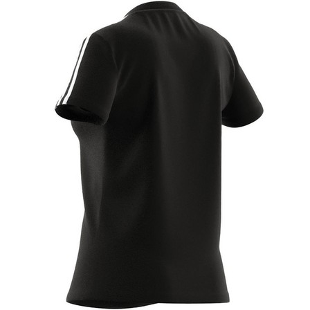 Women Essentials Slim 3-Stripes T-Shirt, Black, A701_ONE, large image number 30