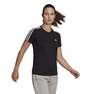 Women Essentials Slim 3-Stripes T-Shirt, Black, A701_ONE, thumbnail image number 33