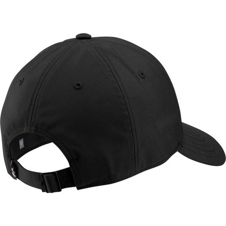 Unisex Lightweight Embroidered Baseball Cap, Black, A701_ONE, large image number 5