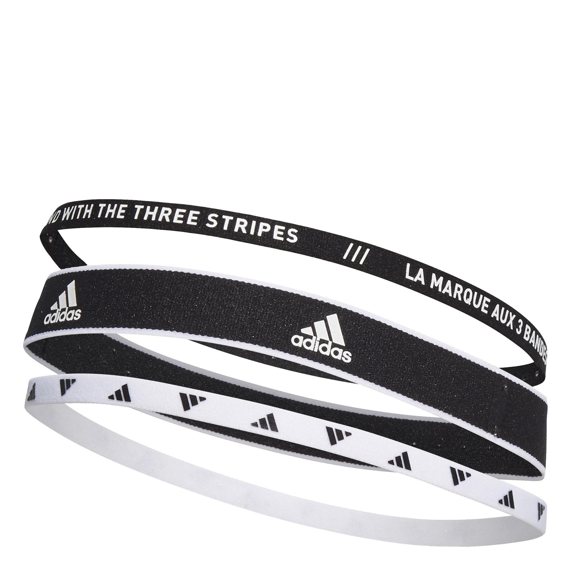 Unisex Training Headbands 3 Per Pack, Black, , large image number 0