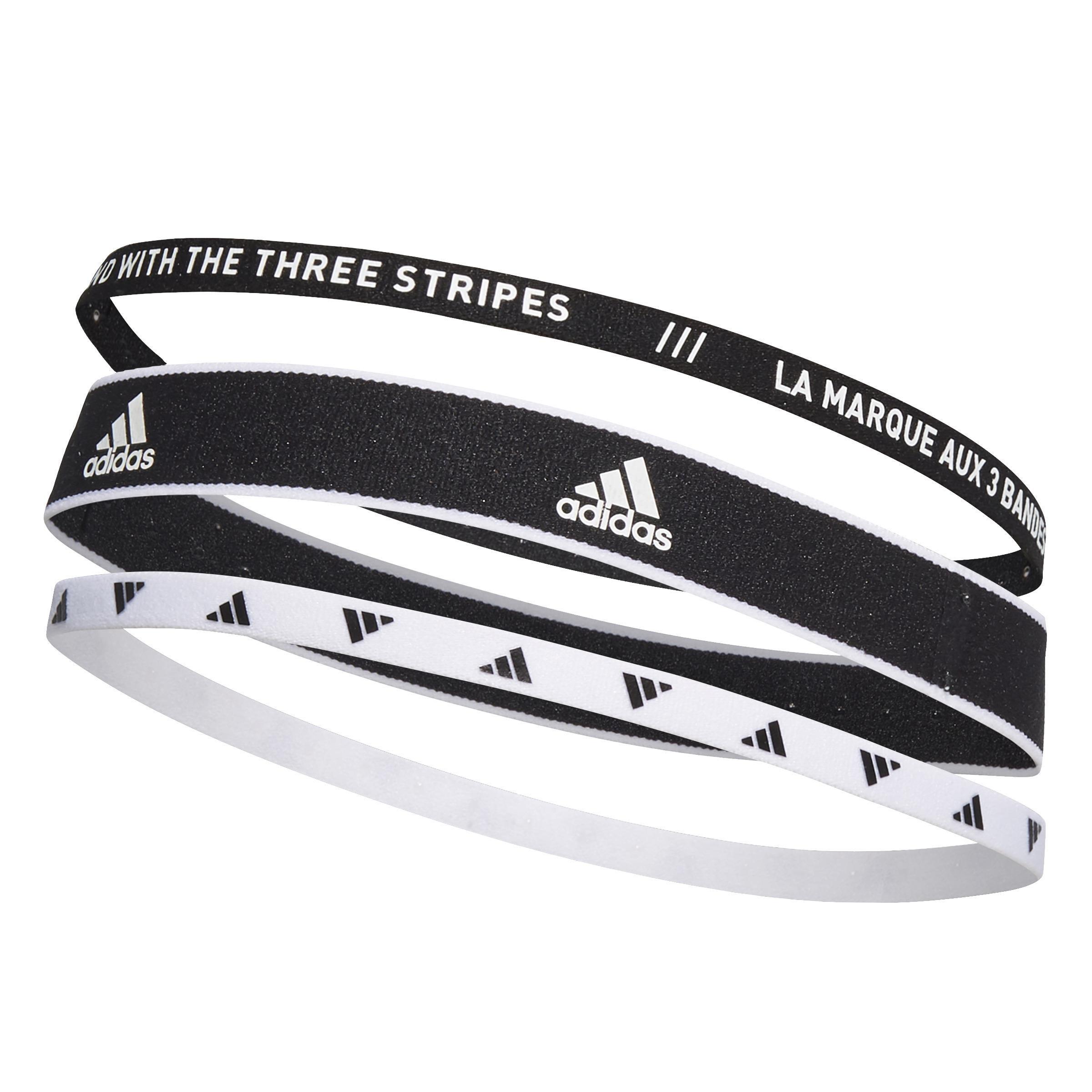 Unisex Training Headbands 3 Per Pack, Black, , large image number 1