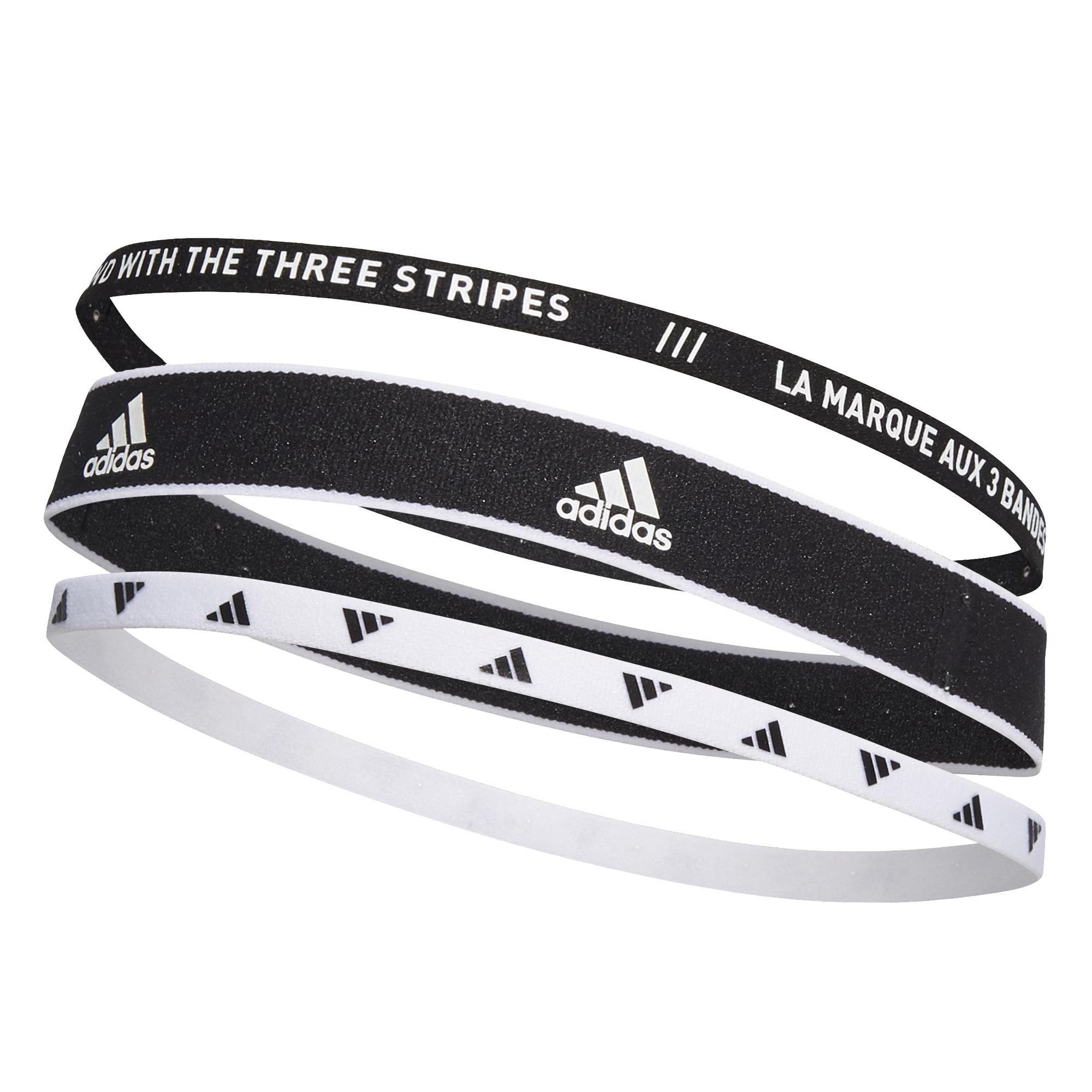 Unisex Training Headbands 3 Per Pack, Black, , large image number 2