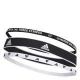 Unisex Training Headbands 3 Per Pack, Black, , large image number 9