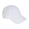 Lightweight Metal Badge Baseball Cap white Unisex Adult, A701_ONE, thumbnail image number 0
