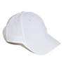 Lightweight Metal Badge Baseball Cap white Unisex Adult, A701_ONE, thumbnail image number 3