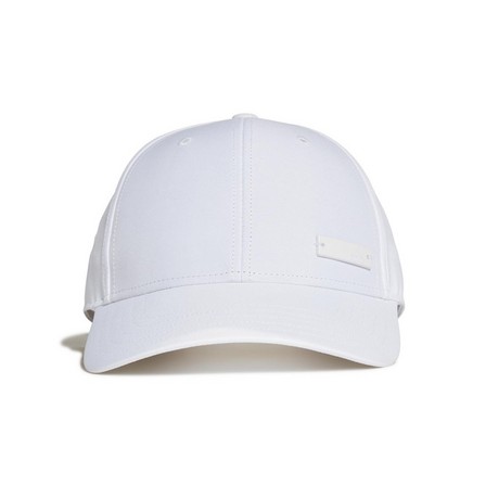 Lightweight Metal Badge Baseball Cap white Unisex Adult, A701_ONE, large image number 4