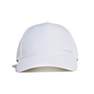 Lightweight Metal Badge Baseball Cap white Unisex Adult, A701_ONE, thumbnail image number 4