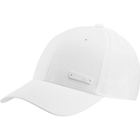 Lightweight Metal Badge Baseball Cap white Unisex Adult, A701_ONE, large image number 12