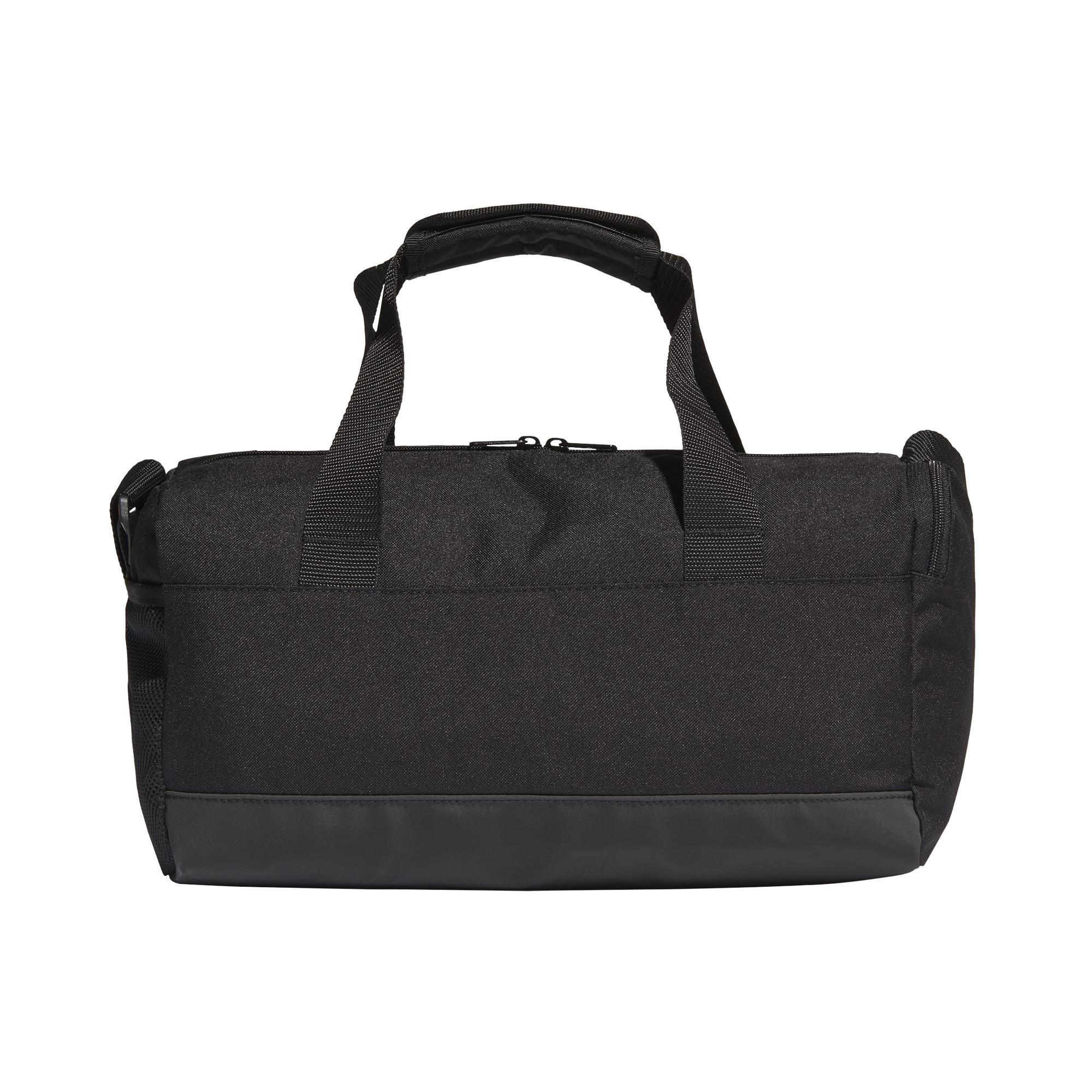 Unisex Extra Small Essentials 3-Stripes Duffel Bag, Black, , large image number 8